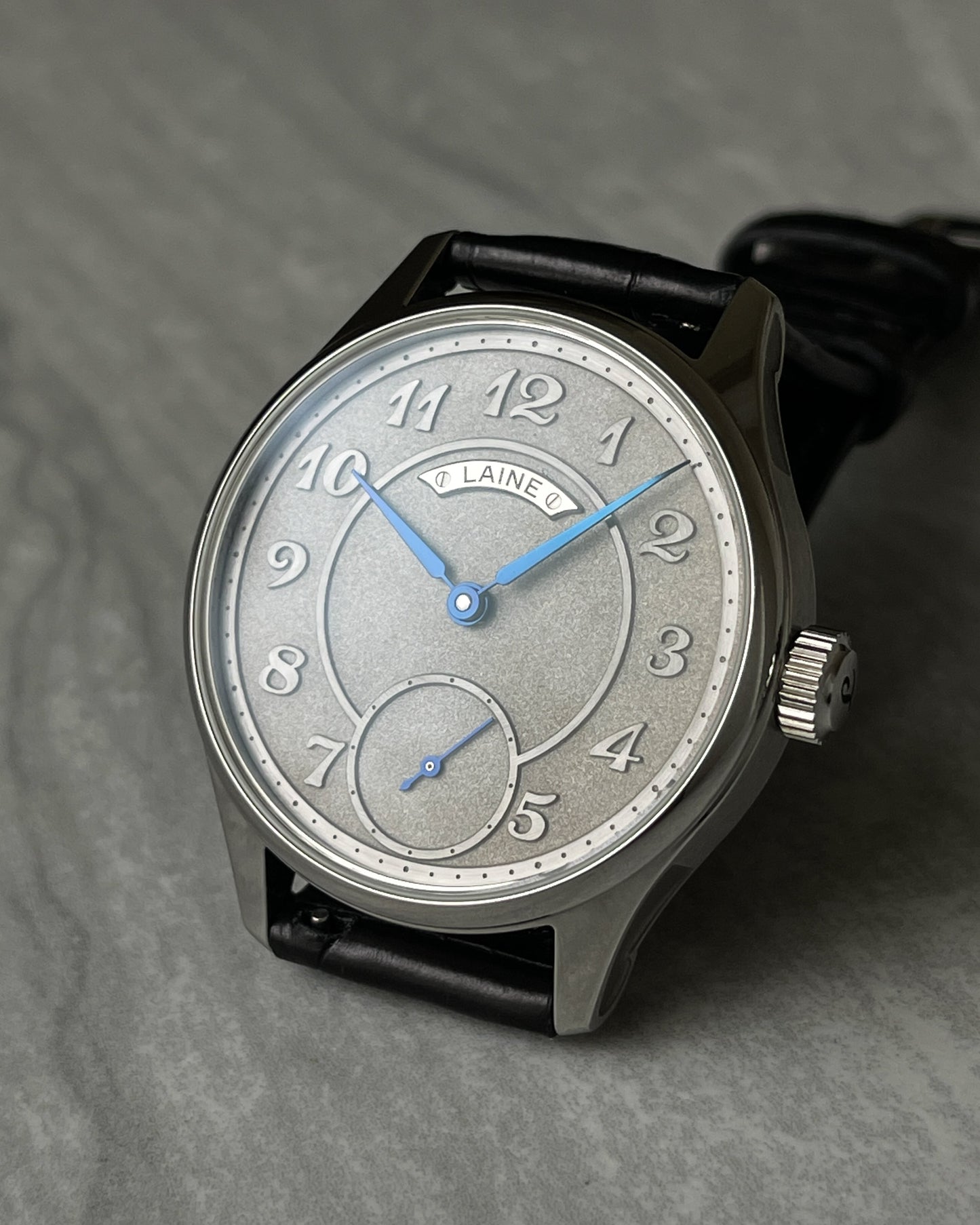 Laine Gelidus 2 - Frosted Rhodium w/ Breguet Numerals