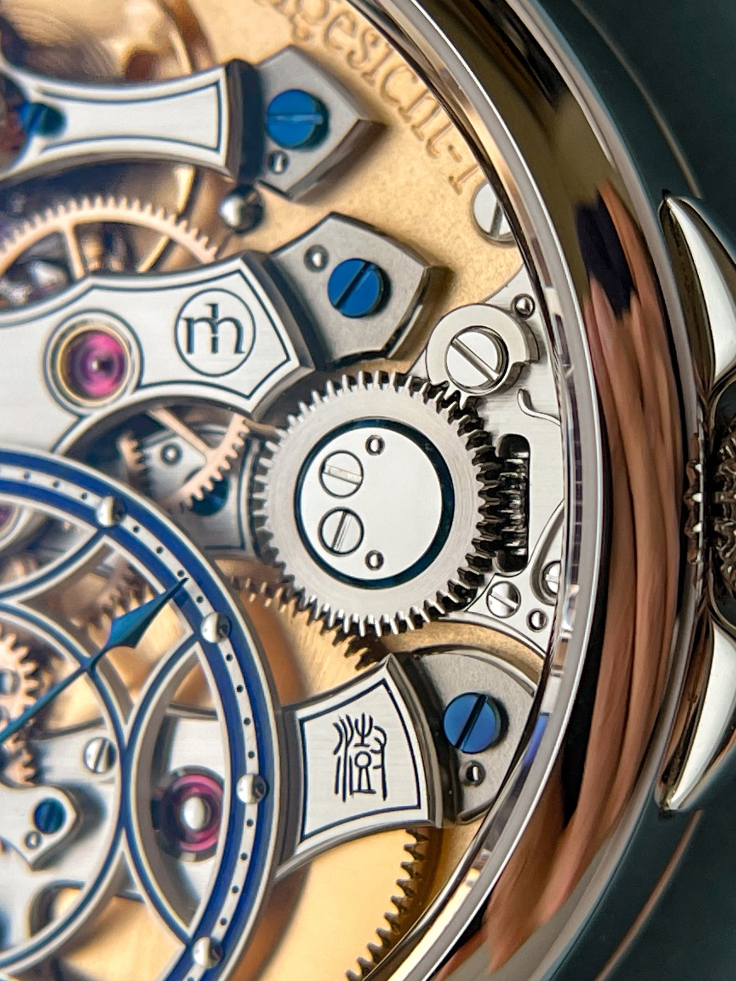 Marco Lang "Zweigesicht-1" Two face manual wind watch