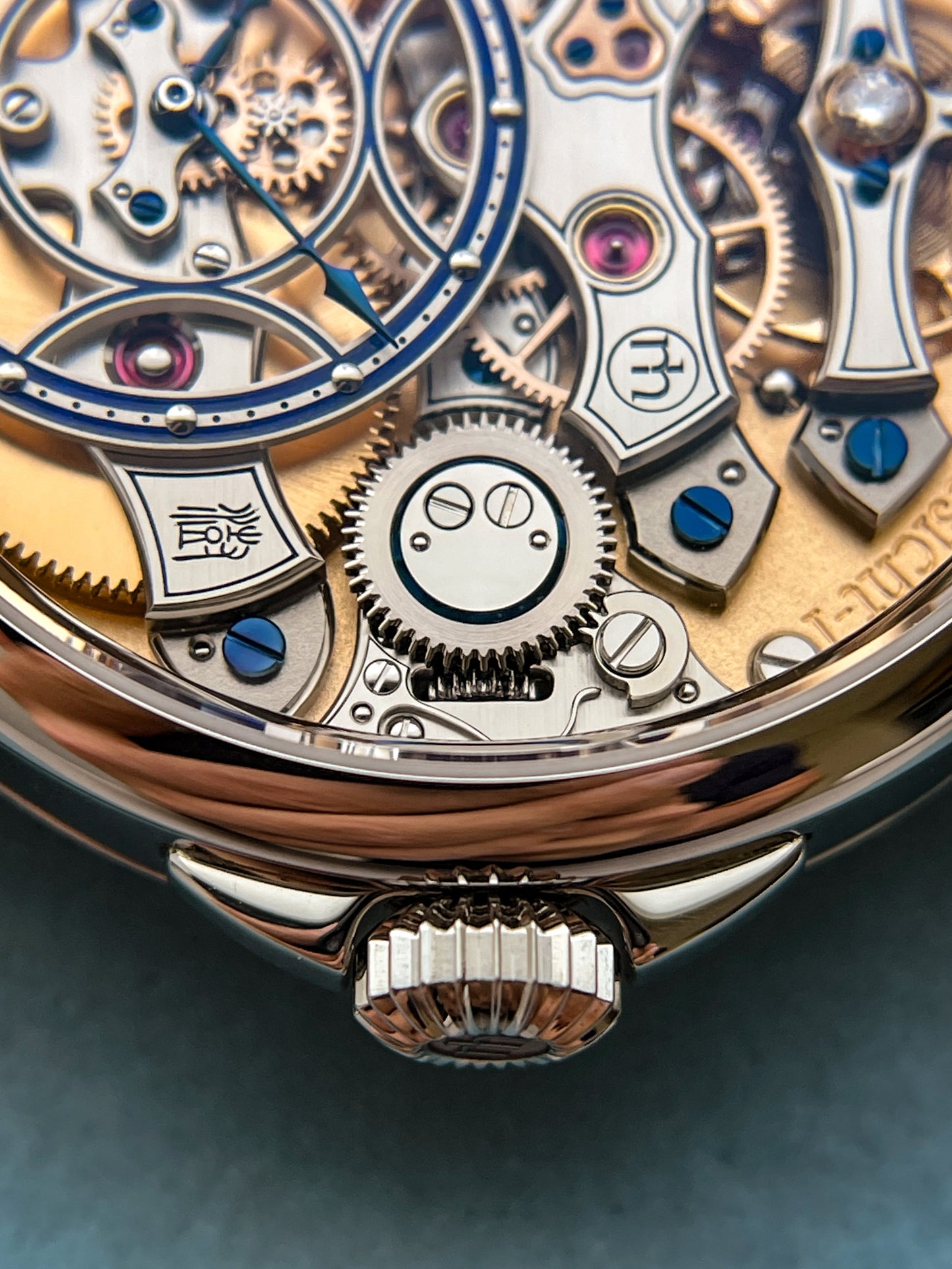 Marco Lang "Zweigesicht-1" Two face manual wind watch