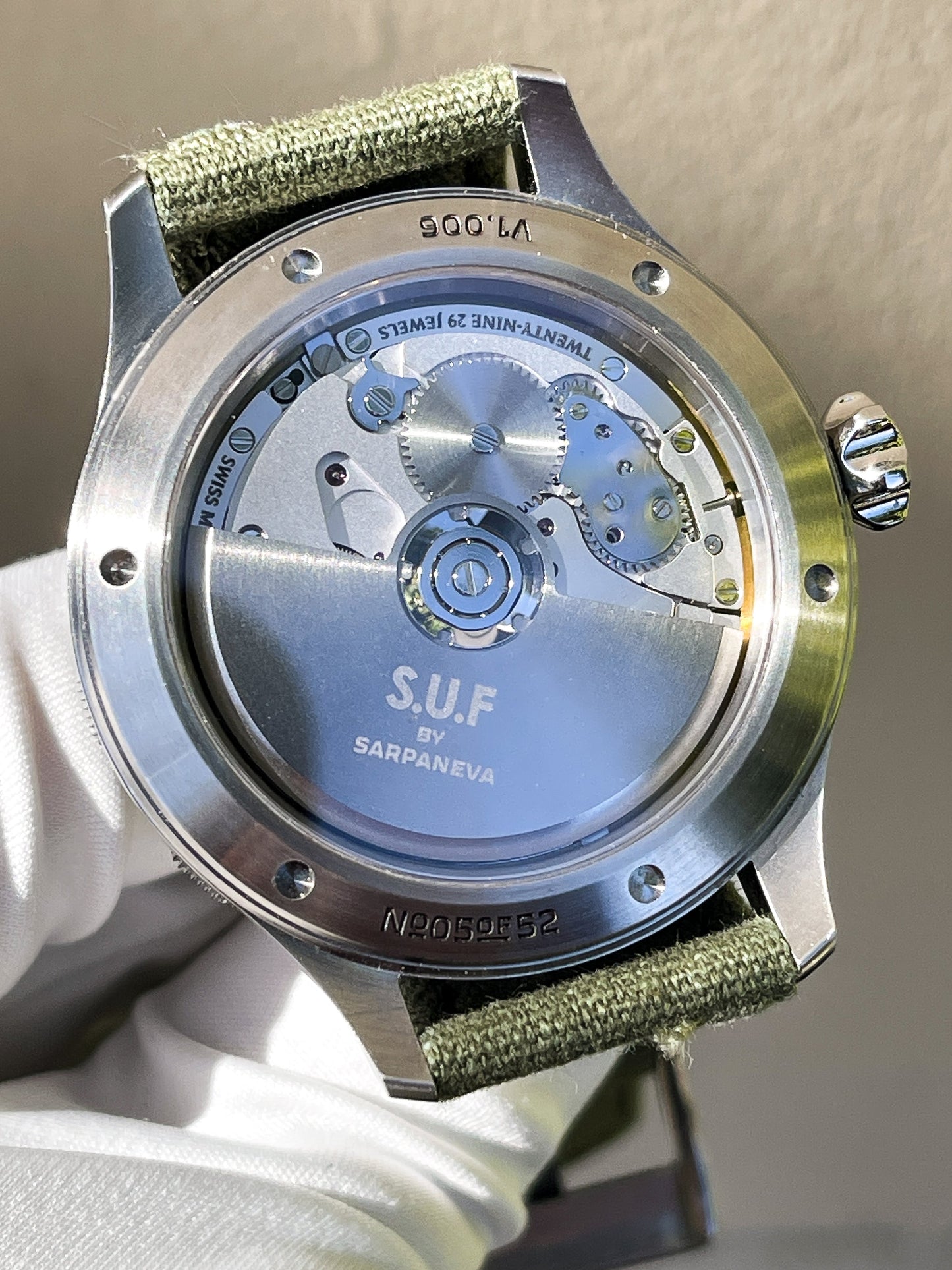 SUF Helsinki SS Vetehinen Black Dial #5/52 (Pre-Owned)