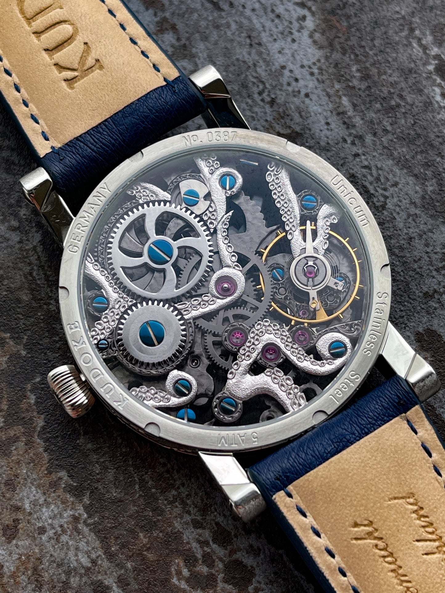 Kudoke "Free KudOktopus" Stainless Steel Watch
