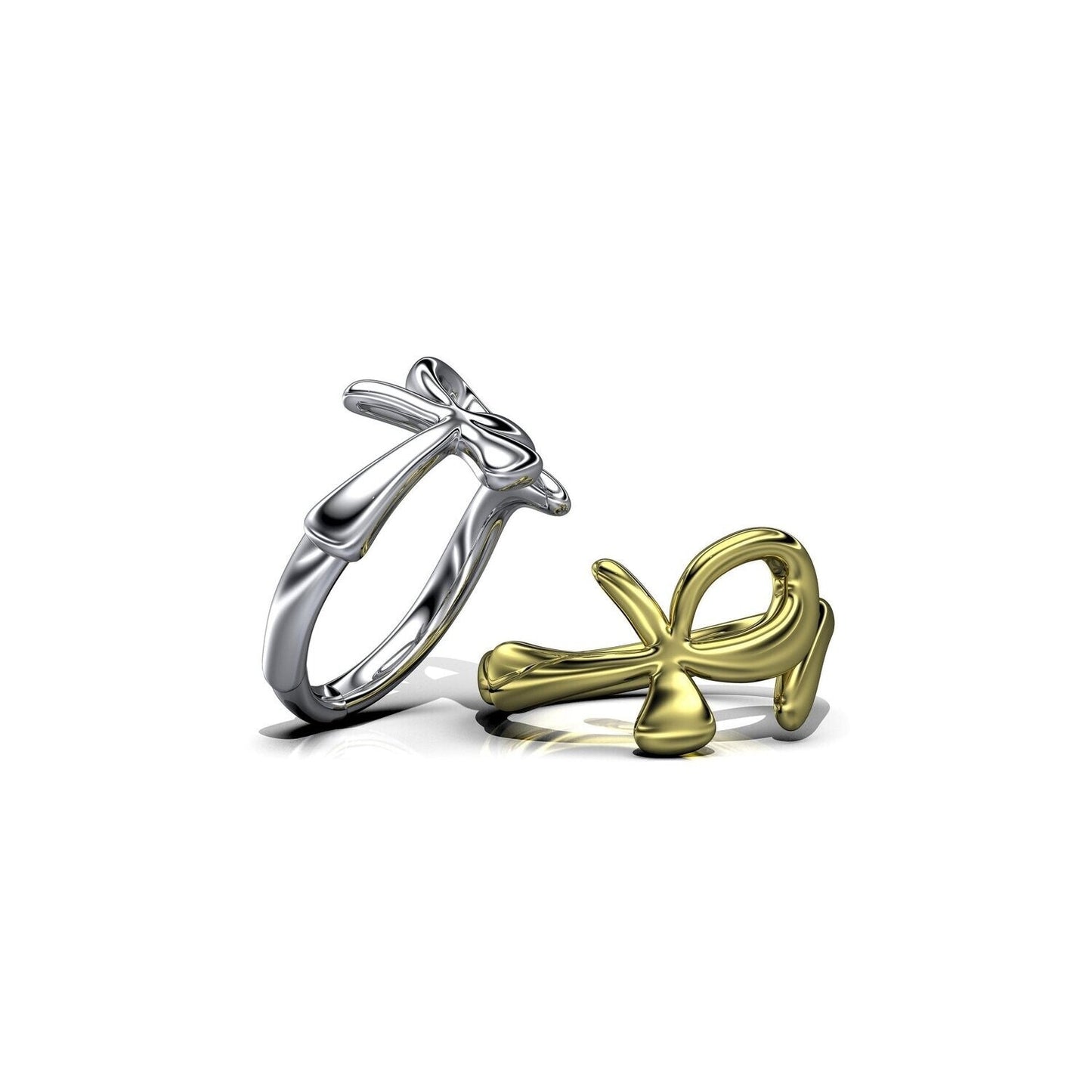 Happy Ankh Big Spirit Ring