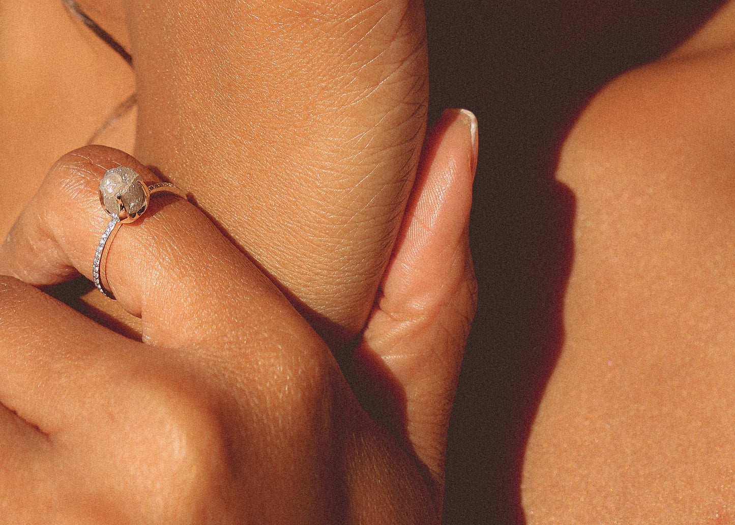 Celestial Moonrock 2.71 ctw. Rough Diamond Ring