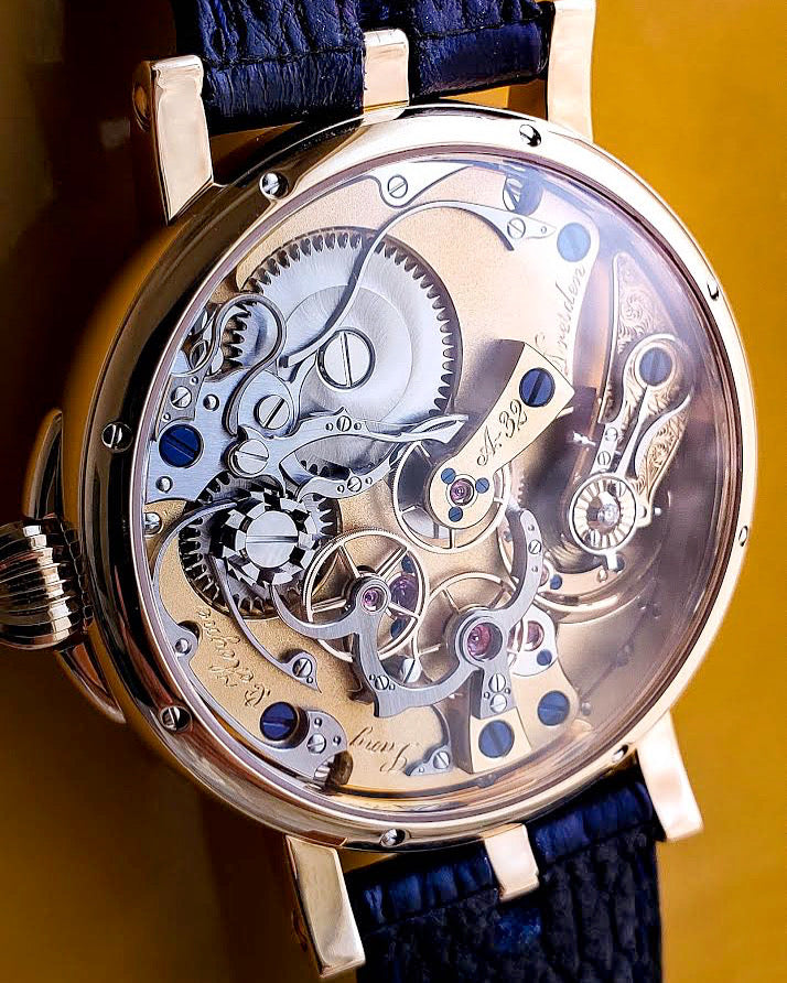 Lang & Heyne "Albert" 18k Rose Monopusher Co-Axial Chronograph