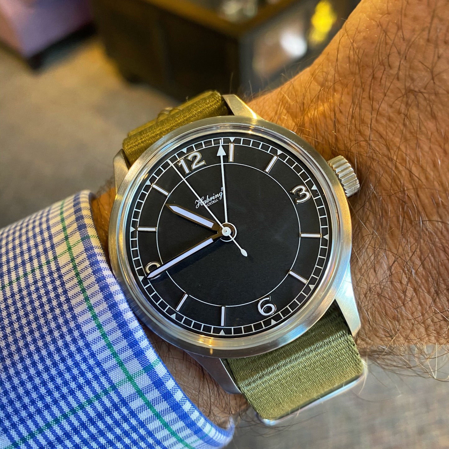 Habring² SS Chrono "COS ZM Pilot" on strap