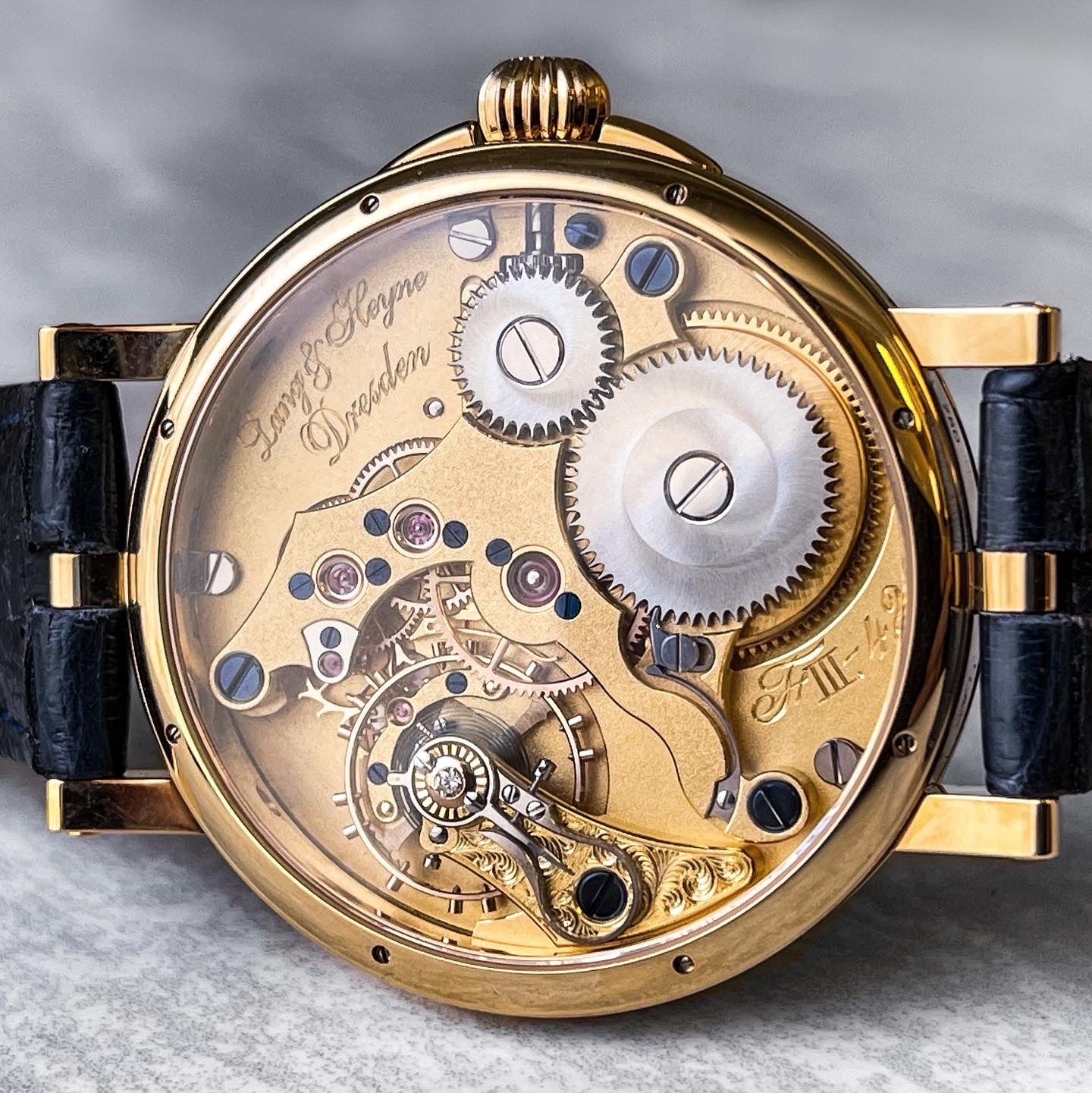 Lang & Heyne 18K RG Friedrich III Watch
