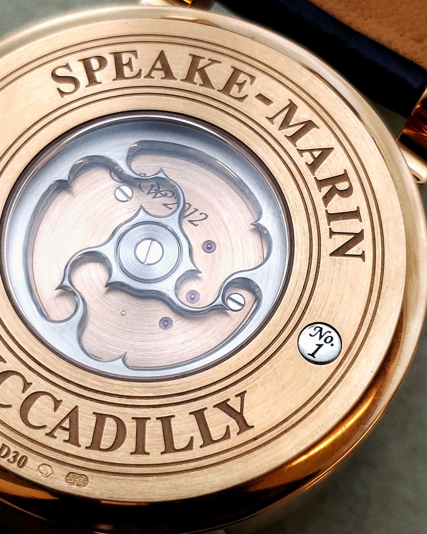 Speake-Marin 42mm Piccadilly "Eolienne" w/ Guilloche Dial, Serial #1 (Estate)