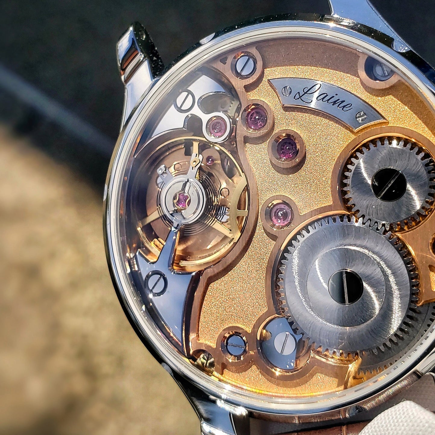 Laine Gelidus 2 - Frosted Rhodium w/ Breguet Numerals