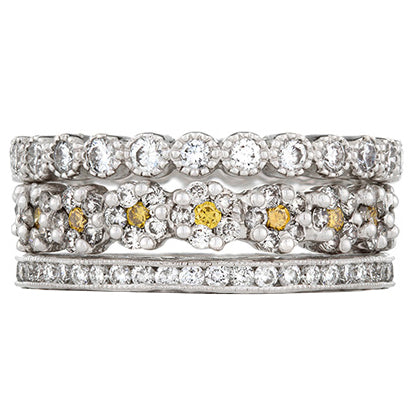 Sethi Couture First Crush Diamond Stack Ring Set