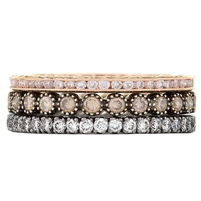 Sethi Couture Rosa Diamond Stack Ring Set