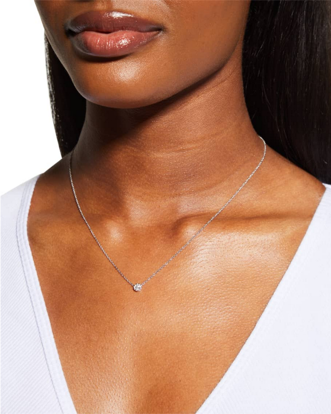 Bouquet Everday Necklace 18k White Gold