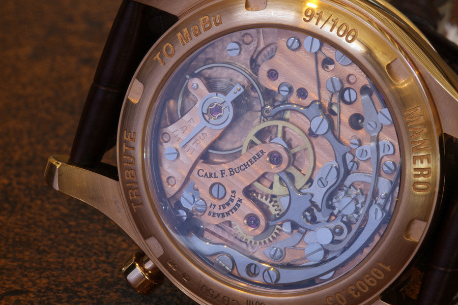 Carl F. Bucherer Manero Tribute to Mabu Red Gold Watch - 91 of 100