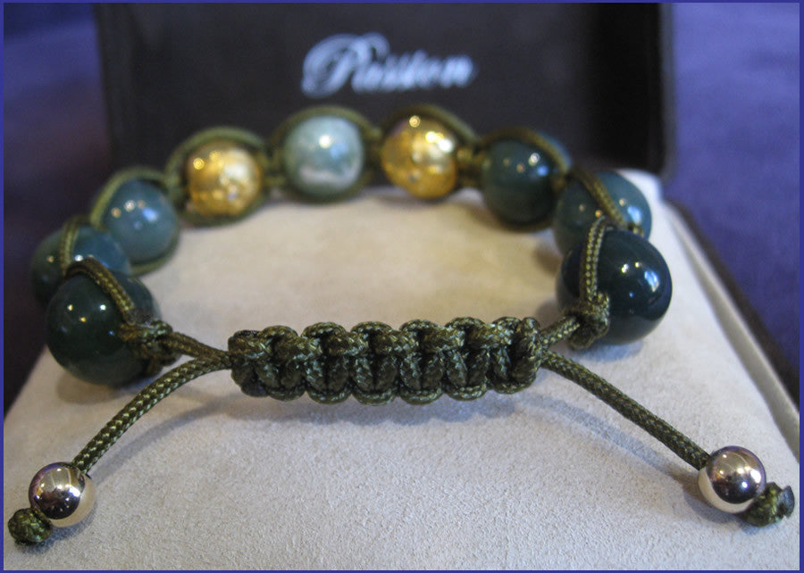 Passion Collection Grass Shambhala Bracelet