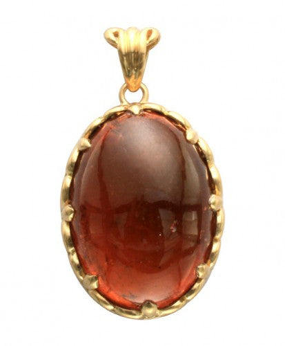 Steven Battelle Cabochon Dangle Pendant Necklace