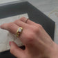 H20 18k Yellow Gold 0.5ct Diamond Roze Cut Ring