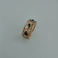 "Harmony" Montana 7.88 Sapphire Meteor Ring in 18k Rose Gold