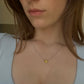 H20 Sunshine Droplet Pendant with Yellow Diamond 1.29ct Set in 18k Yellow Gold on 18" 18k White Gold Chain