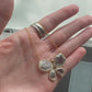 Bespoke Night Moth Sliced 3.34ctw Diamond Pendant set in 18k Yellow Gold & Platinum Surrounded by 0.67ctw Diamond Halo