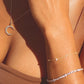 Celestial Collection 18k Orbital 7 stone diamond bracelet D 0.55ctw