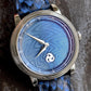 GoS Norrsken "1 out of 50" w/ Blue Guilloche dial, steel Damascus Bezel and steel Damascus case ring.