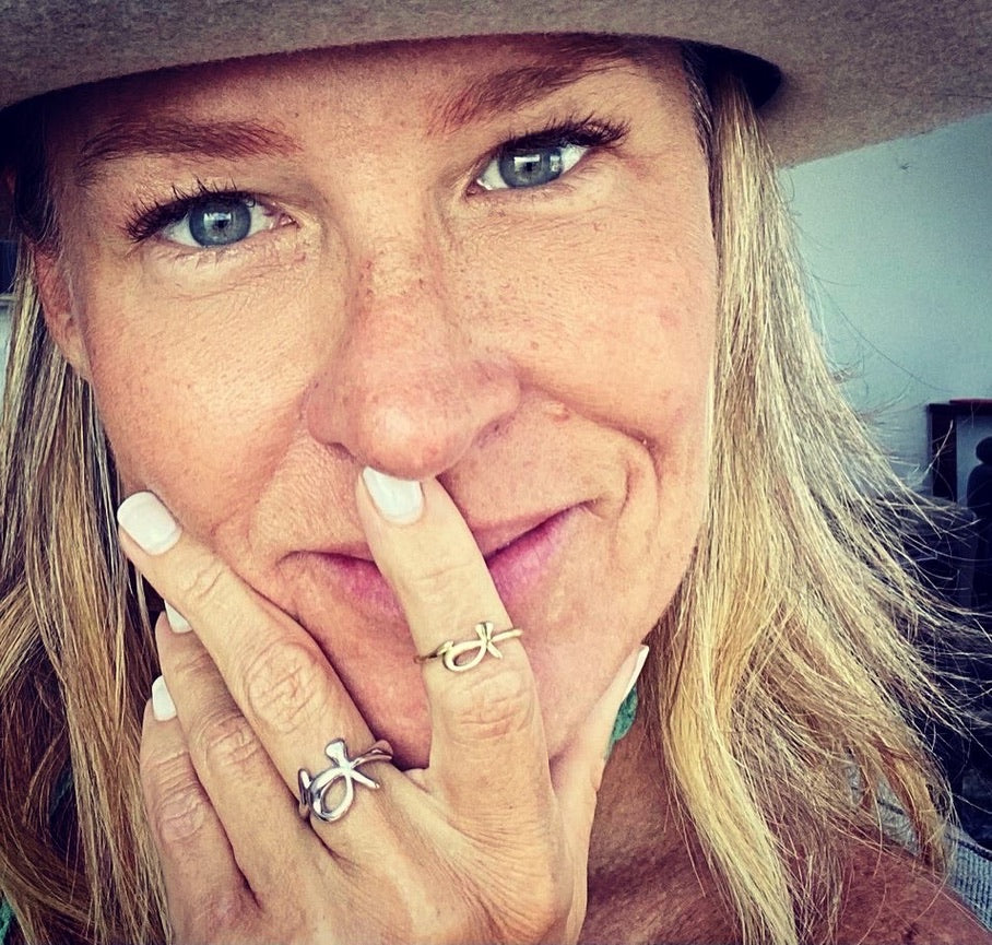 Happy Ankh Little Spirit Ring