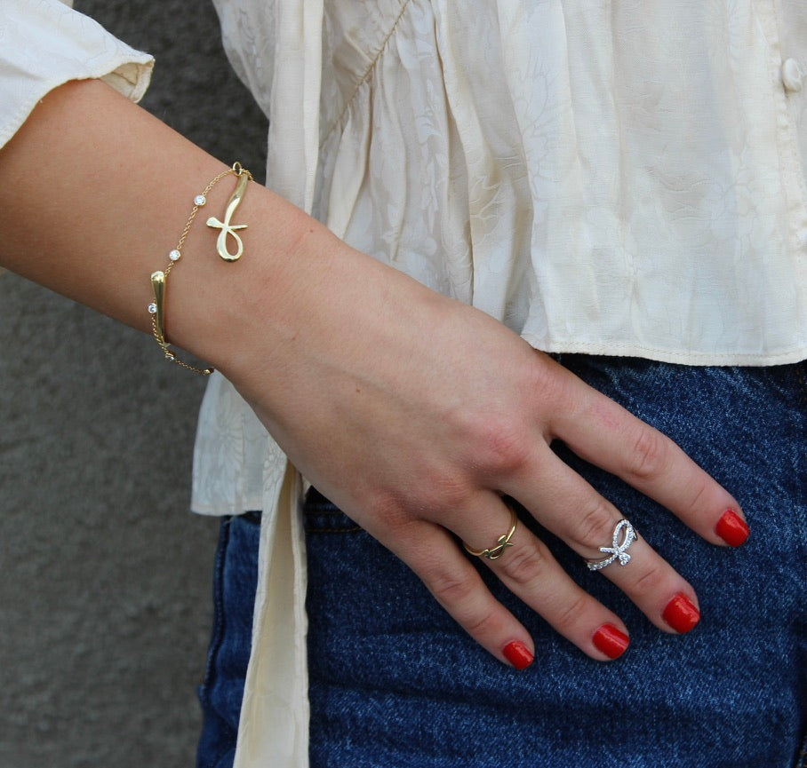 Happy Ankh Bangle Bracelet
