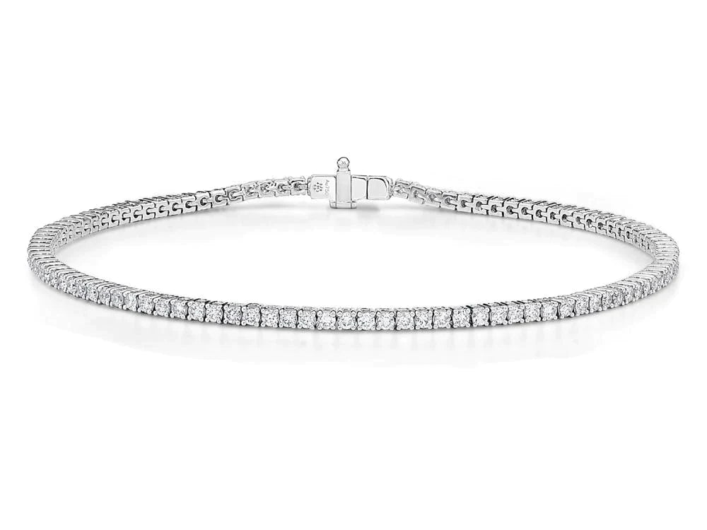 Eternity Collection 1.91ctw Diamond Line Bracelet in 18kw