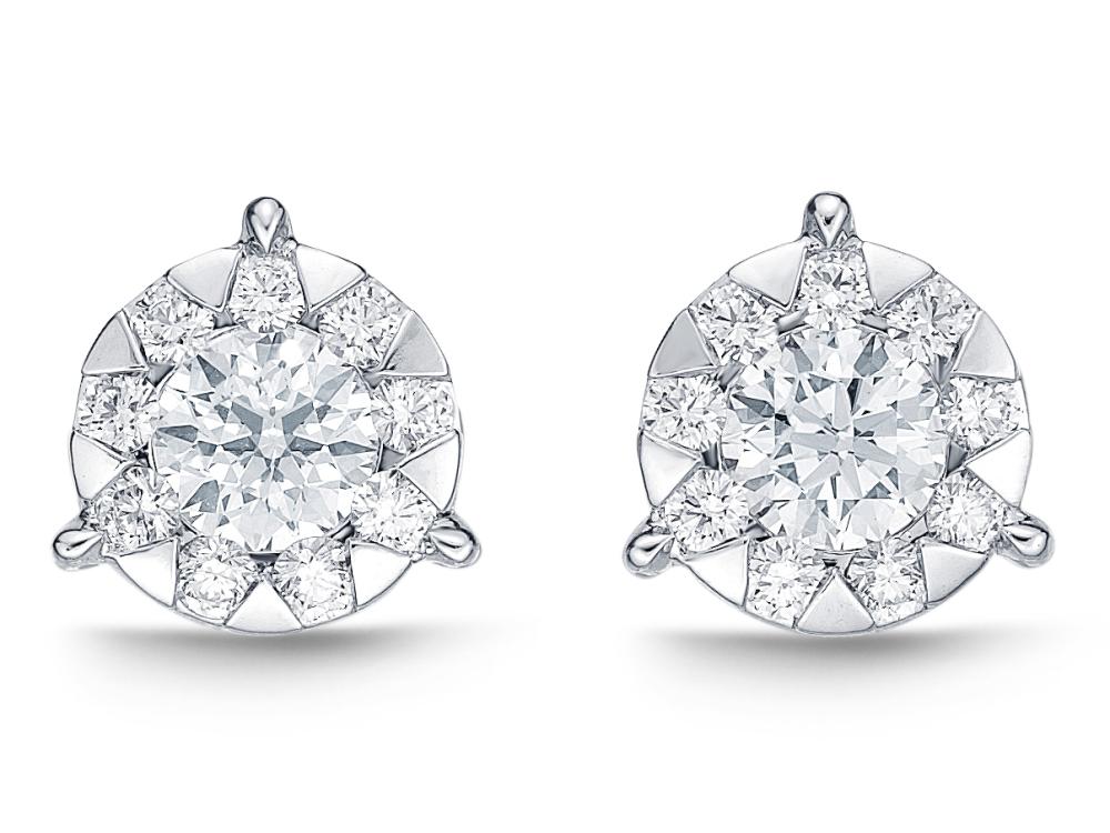 Passion Collection Diamond Bouquets Stud Earrings