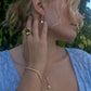 Passion Collection 18K YG & WG Fancy Yellow Pear Shaped Diamond Earrings