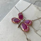 Pink Sapphire and Ruby Bespoke Butterfly in 18k Rose Gold
