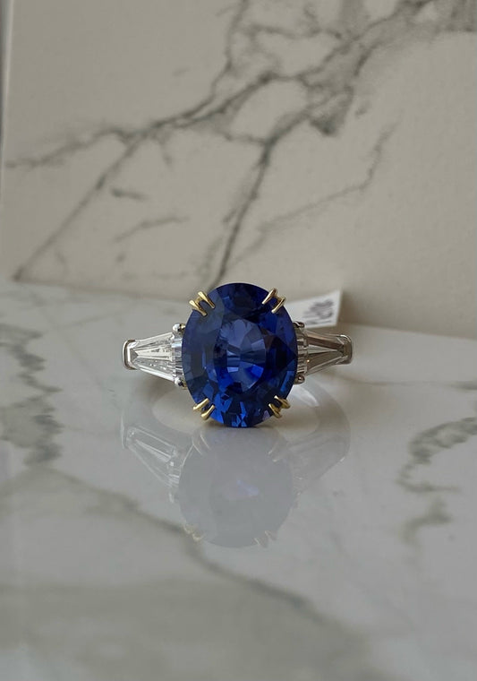 Blue Lagoon Sapphire Ring