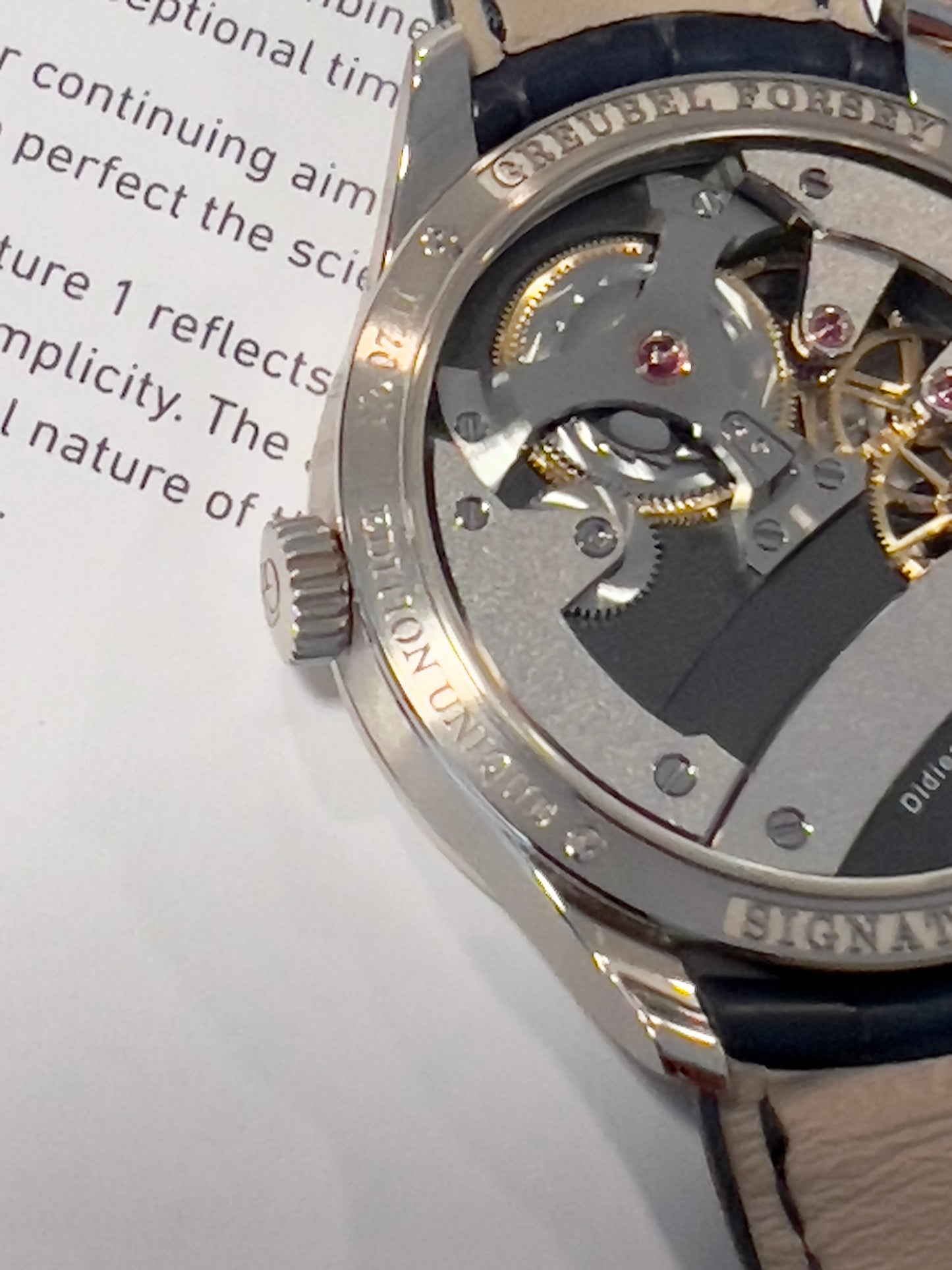 Greubel Forsey Signature 1 (Estate)