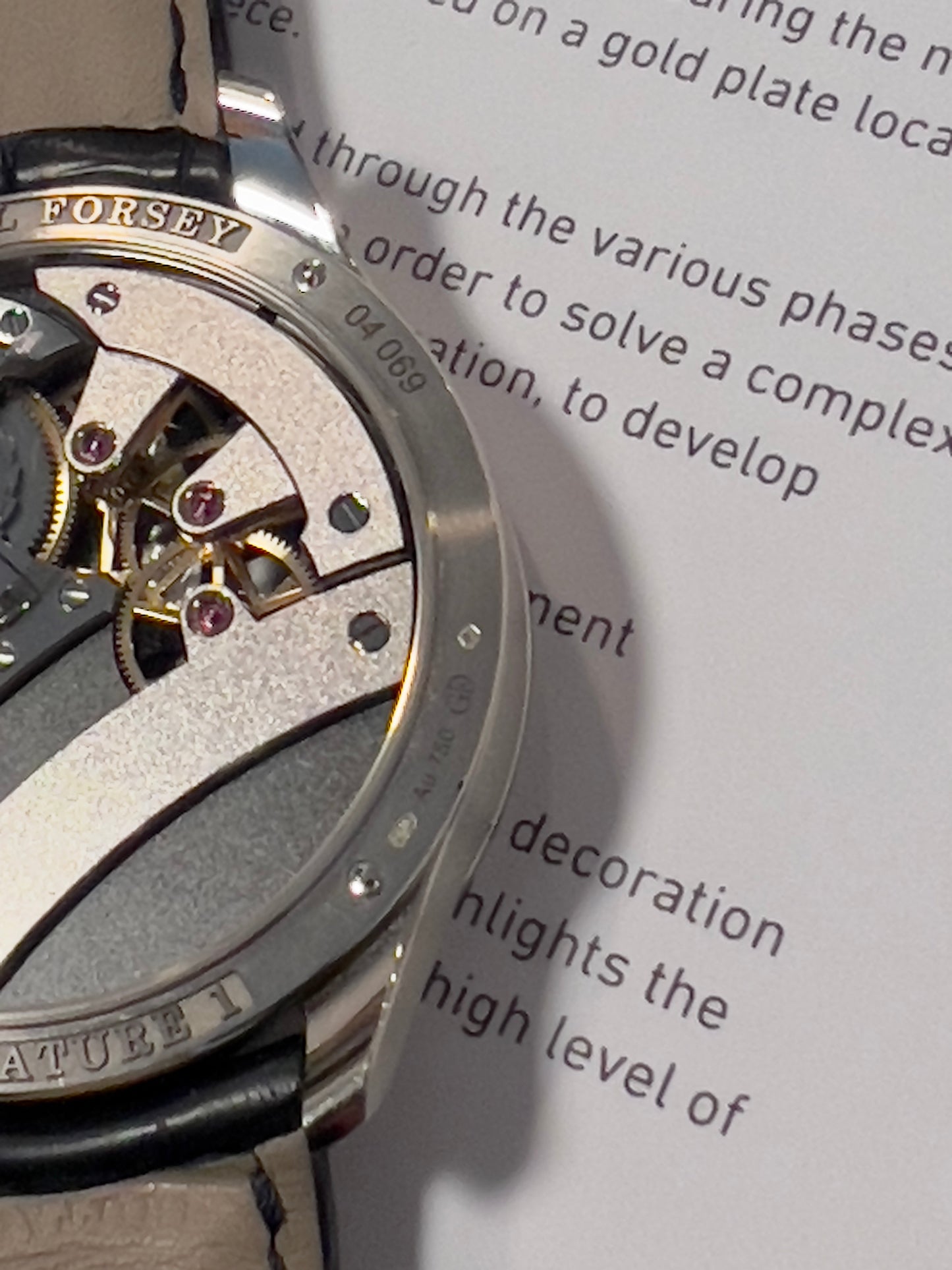 Greubel Forsey Signature 1 (Estate)