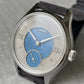 Laine Gelidus 3 - Rhodium Dial w/ Blue DLC "Panier" Guilloche