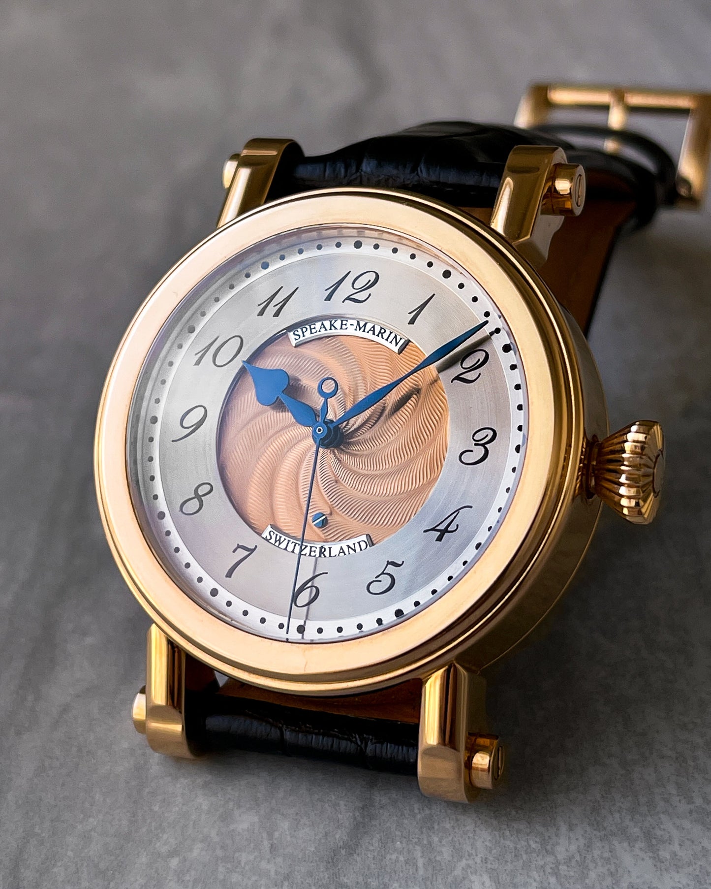 Speake-Marin 42mm Piccadilly "Eolienne" w/ Guilloche Dial, Serial #1 (Estate)