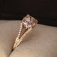 Passion Collection Padparadscha Sapphire and diamond ring