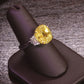 Passion Collection yellow sapphire & diamond ring