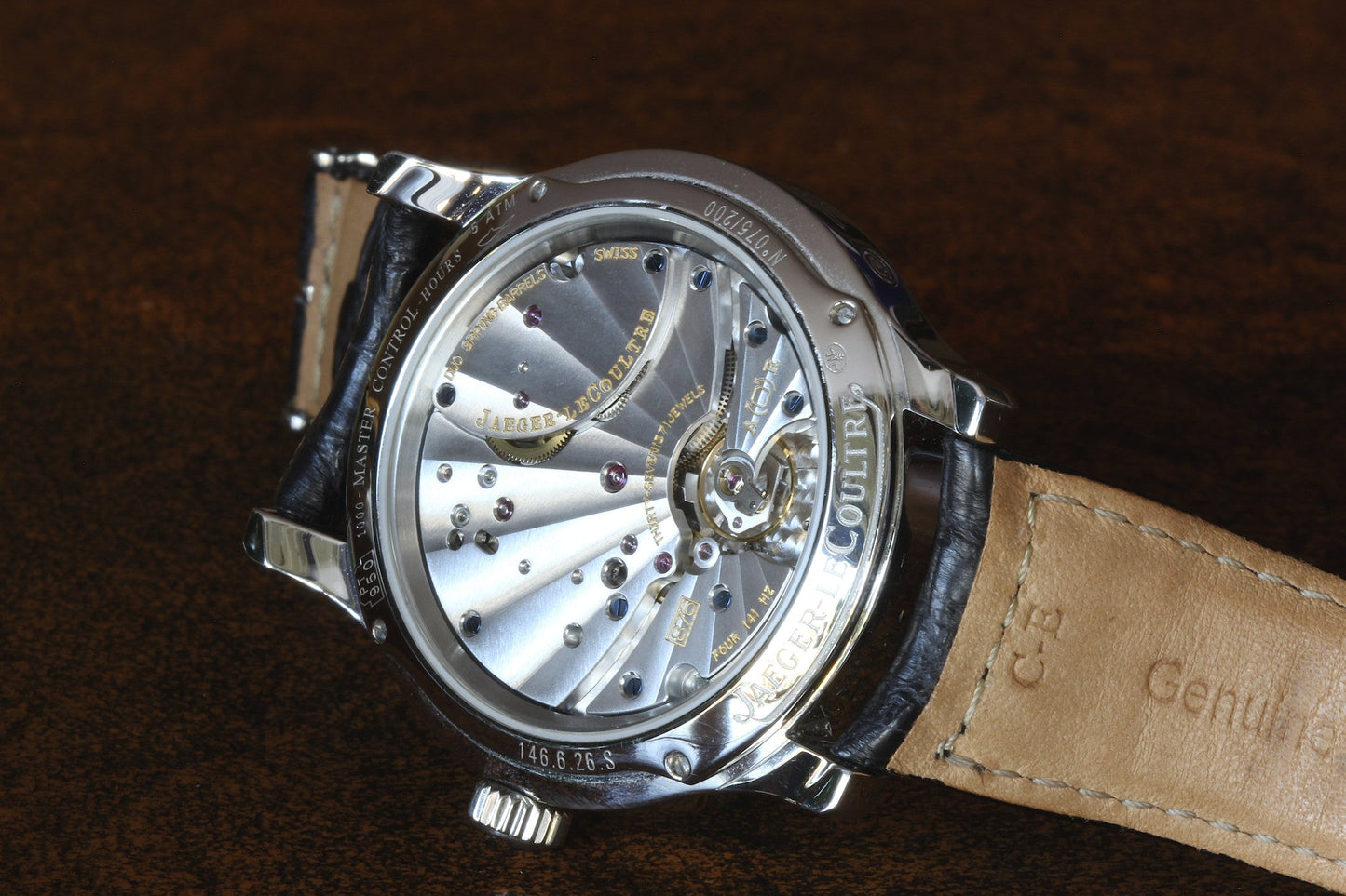 Estate platinum JLC Master Antoine LeCoultre Perpetual Calendar Watch