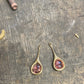 H20 5.16ctw Pink Tourmaline Earrings in 18KY