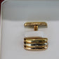 Estate Cartier Trinity 18K tri gold cufflinks