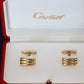 Estate Cartier Trinity 18K tri gold cufflinks