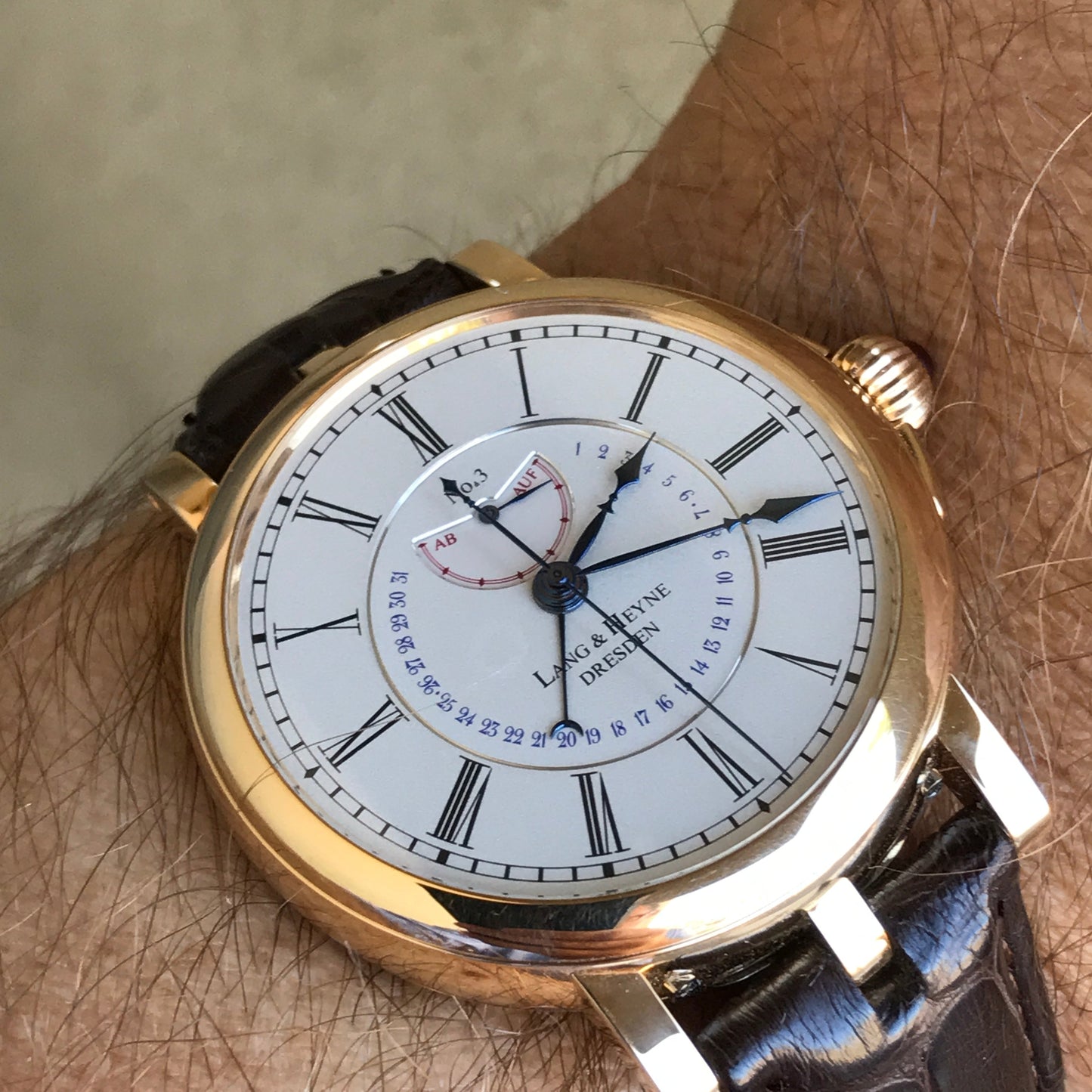 Lang & Heyne 18K RG Heinrich Watch