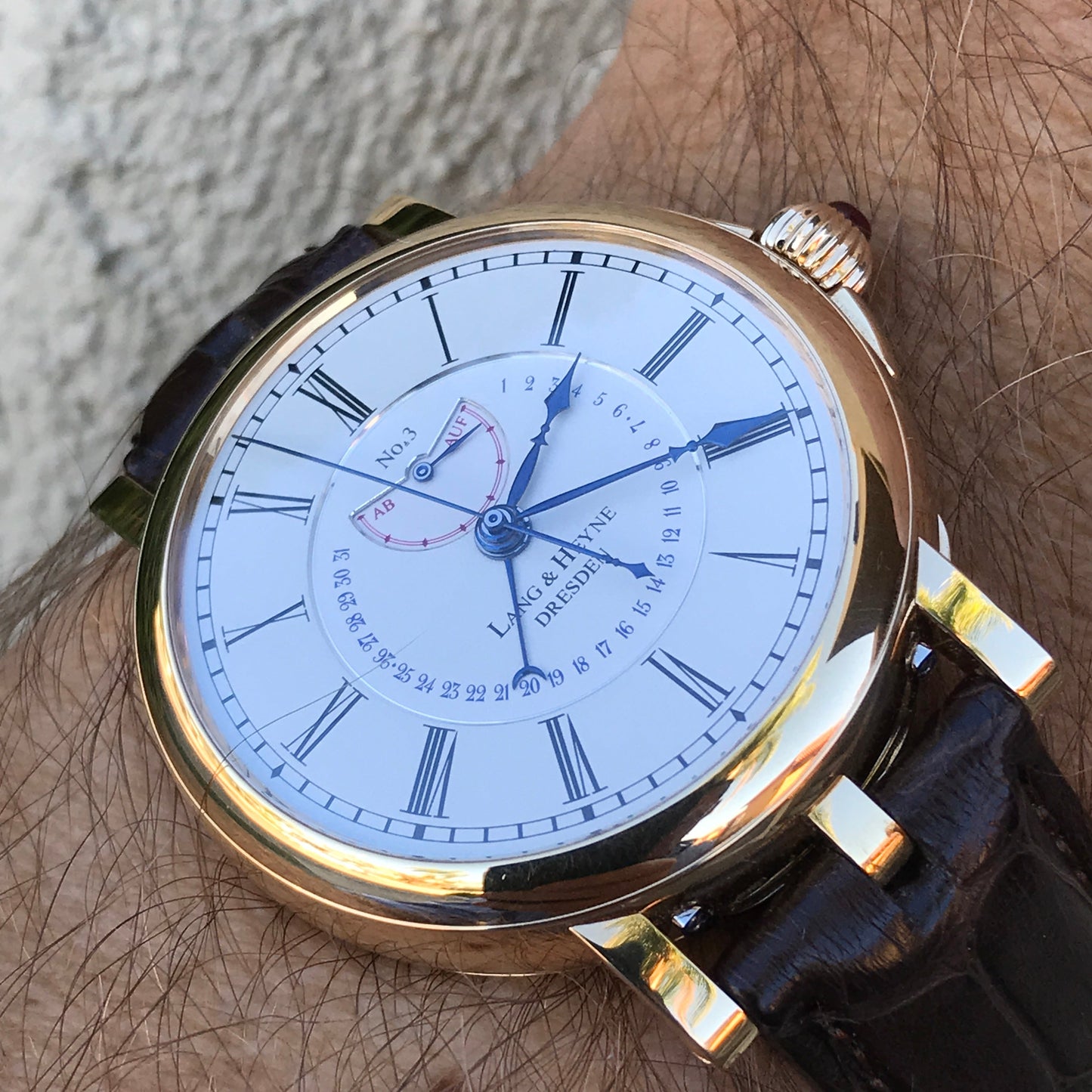 Lang & Heyne 18K RG Heinrich Watch