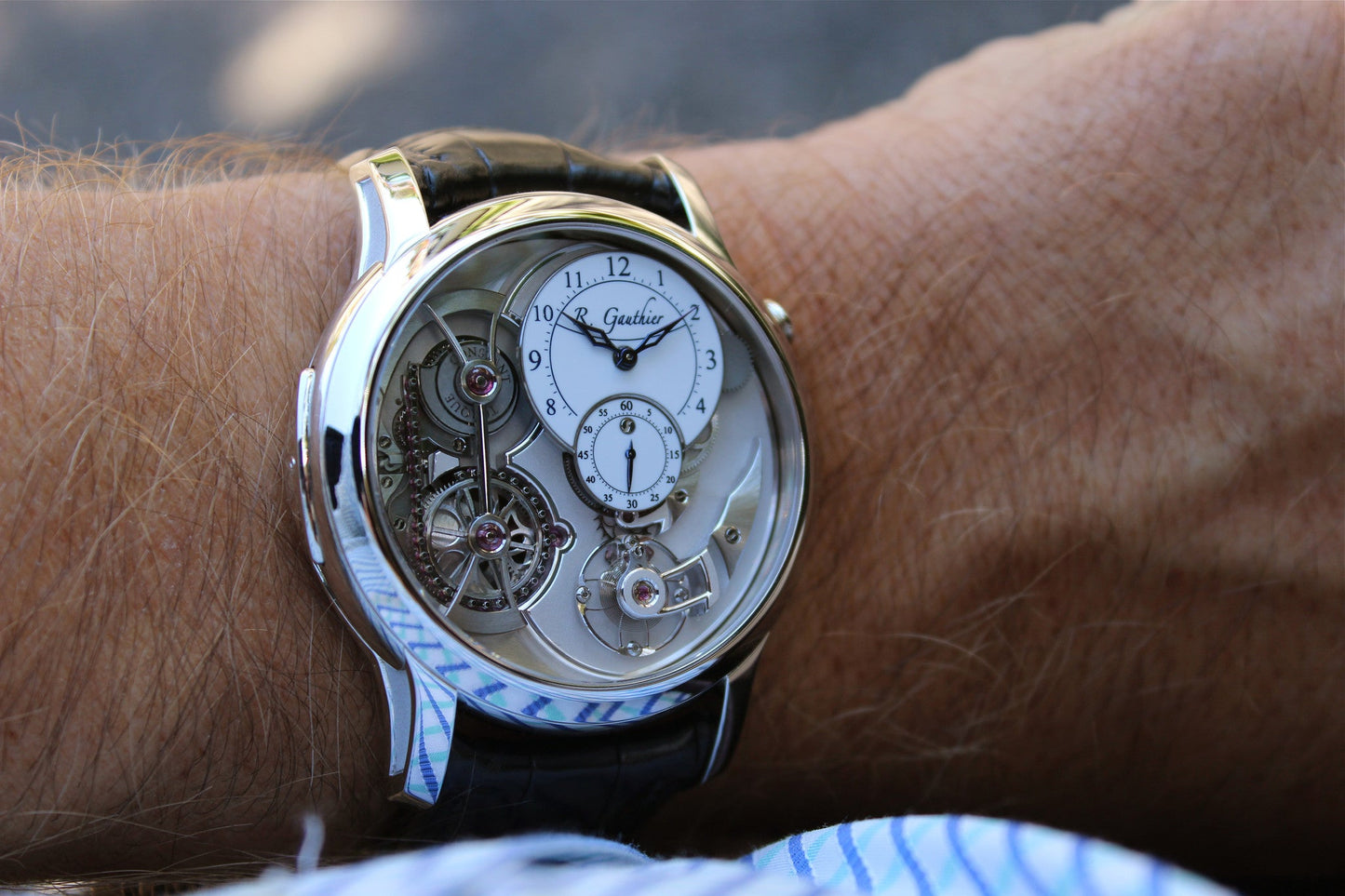 Romain Gauthier 18K WG LOGICAL One Watch final Edition Ltd to 20pcs.