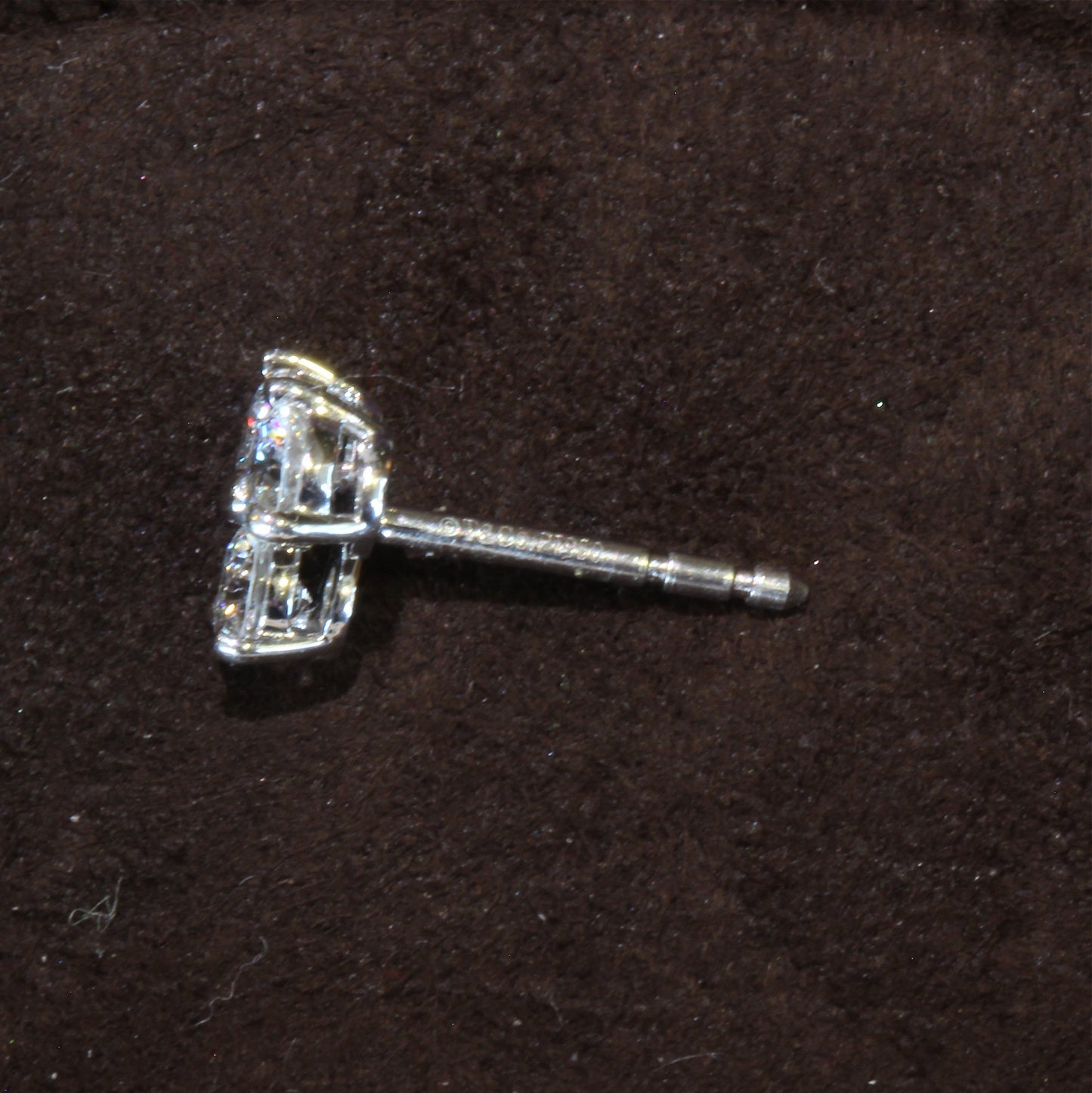 Estate platinum Tiffany & Co. "Aria" earrings