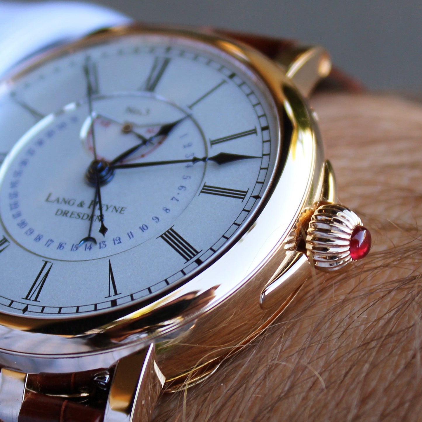 Lang & Heyne 18K RG Heinrich Watch