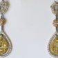 Passion Collection natural multi-colored Diamond drop earrings