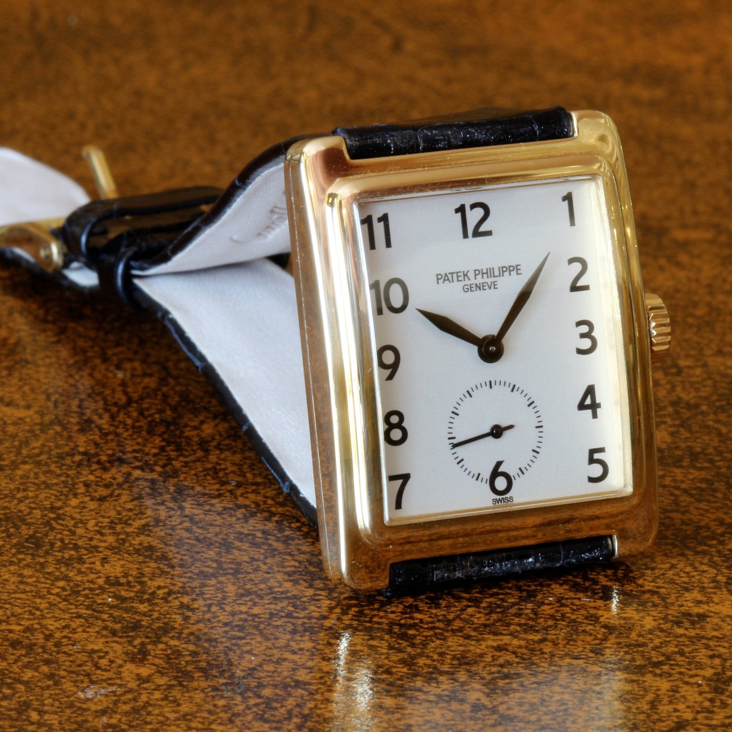 Estate 18K YG Patek Philippe Gondolo watch