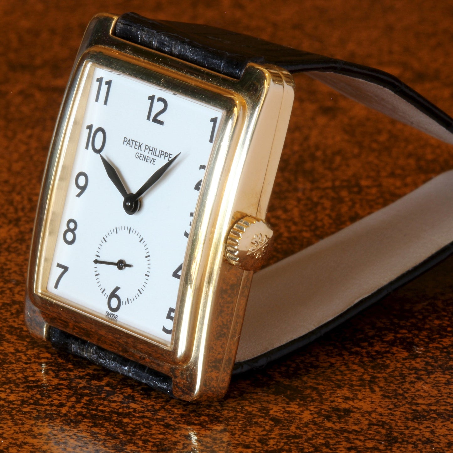 Estate 18K YG Patek Philippe Gondolo watch