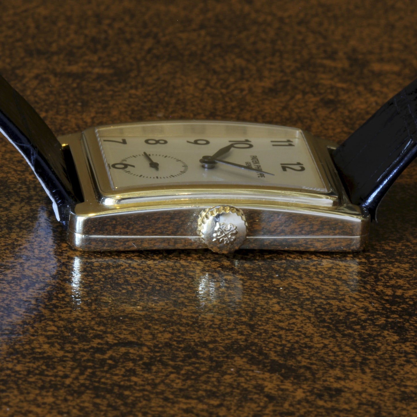 Estate 18K YG Patek Philippe Gondolo watch
